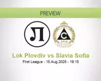 Lok Plovdiv Slavia Sofia betting prediction (15 August 2025)