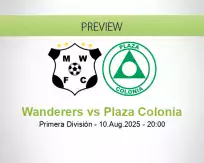 Wanderers Plaza Colonia betting prediction (11 August 2025)