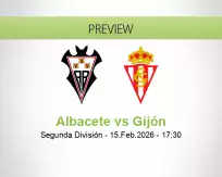Albacete Gijón betting prediction (15 February 2026)