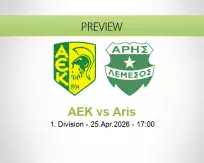 AEK Aris betting prediction (25 April 2026)