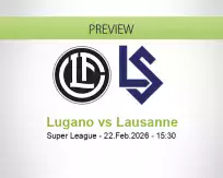 Lugano Lausanne betting prediction (22 February 2026)