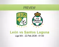 León Santos Laguna betting prediction (22 February 2026)