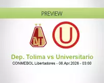 Dep. Tolima Universitario betting prediction (08 April 2026)
