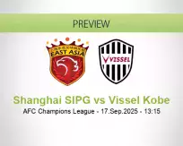 Shanghai SIPG Vissel Kobe betting prediction (17 September 2025)