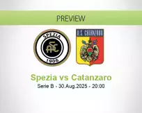 Spezia Catanzaro betting prediction (30 August 2025)