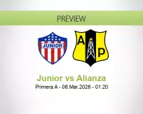 Junior Alianza betting prediction (06 March 2026)