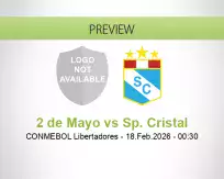 2 de Mayo Sp. Cristal betting prediction (18 February 2026)