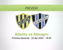 Atlanta Almagro betting prediction (20 April 2024)