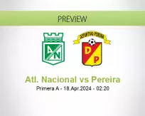 Atl. Nacional Pereira betting prediction (17 April 2024)