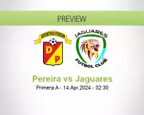Pereira Jaguares betting prediction (14 April 2024)