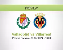 Valladolid Villarreal betting prediction (26 October 2024)