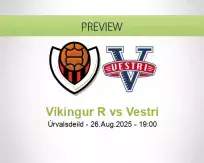 Víkingur R Vestri betting prediction (26 August 2025)