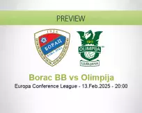 Borac BB Olimpija betting prediction (13 February 2025)