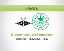 Rosenborg HamKam betting prediction (13 July 2025)