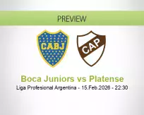 Boca Juniors Platense betting prediction (16 February 2026)