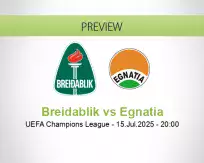 Breidablik Egnatia betting prediction (15 July 2025)