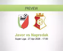 Javor Napredak betting prediction (27 April 2026)