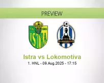 Istra Lokomotiva betting prediction (09 August 2025)