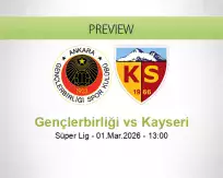 Gençlerbirliği Kayseri betting prediction (01 March 2026)