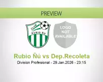 Rubio Ñú vs Dep.Recoleta