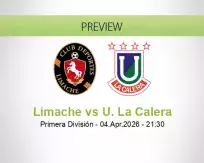 Limache U. La Calera betting prediction (04 April 2026)