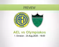 AEL Olympiakos betting prediction (22 August 2025)