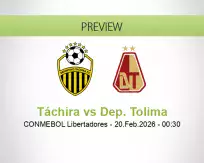 Táchira vs Dep. Tolima
