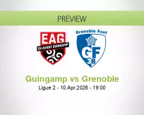 Guingamp Grenoble betting prediction (10 April 2026)