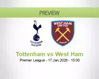 Tottenham West Ham betting prediction (17 January 2026)