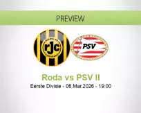 Roda PSV II betting prediction (06 March 2026)