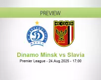 Dinamo Minsk Slavia betting prediction (24 August 2025)