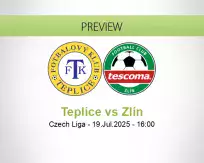 Teplice Zlín betting prediction (19 July 2025)
