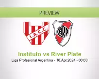 Instituto River Plate betting prediction (15 April 2024)