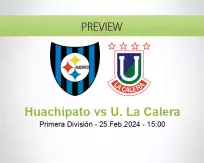 Huachipato U. La Calera betting prediction (25 February 2024)