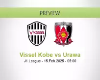 Vissel Kobe Urawa betting prediction (15 February 2025)