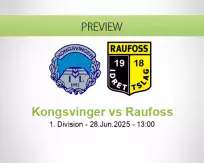 Kongsvinger vs Raufoss