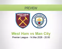 West Ham vs Man City