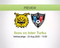 Ilves Inter Turku betting prediction (23 August 2025)