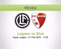 Lugano Sion betting prediction (01 February 2025)