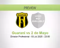 Guaraní 2 de Mayo betting prediction (04 July 2025)