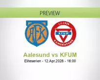 Aalesund KFUM betting prediction (12 April 2026)