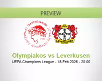 Olympiakos Leverkusen betting prediction (18 February 2026)