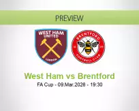 West Ham Brentford betting prediction (09 March 2026)
