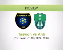Taawon vs Ahli