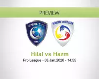 Hilal vs Hazm