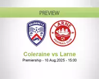 Coleraine Larne betting prediction (10 August 2025)