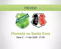 Floresta Santa Cruz betting prediction (11 April 2026)