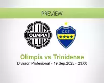 Olimpia Trinidense betting prediction (19 September 2025)