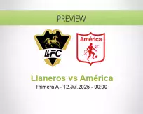 Llaneros América betting prediction (12 July 2025)