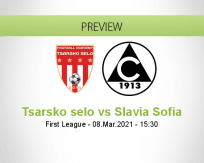 Tsarsko selo Slavia Sofia betting prediction (08 March 2021)